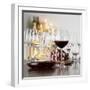 Still Life with Red Wine in Glass and Decanter-Alexander Feig-Framed Photographic Print