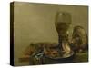 Still Life with Roemer and Silver Tazza-Willem Claesz Heda-Stretched Canvas