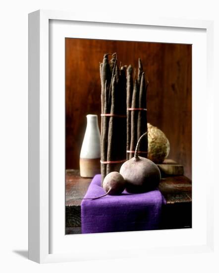 Still Life with Root Vegetables and Tubers-Jan-peter Westermann-Framed Photographic Print