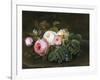 Still Life with Roses and Forget-Me-Nots-Hansine Eckersberg-Framed Giclee Print