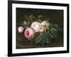 Still Life with Roses and Forget-Me-Nots-Hansine Eckersberg-Framed Giclee Print