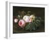 Still Life with Roses and Forget-Me-Nots-Hansine Eckersberg-Framed Giclee Print