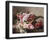 Still Life with Roses and Mandolin-Georges Jeannin-Framed Giclee Print