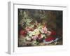 Still Life with Roses and Raspberries-Jean Baptiste Claude Robie-Framed Giclee Print