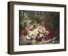 Still Life with Roses and Raspberries-Jean Baptiste Claude Robie-Framed Giclee Print