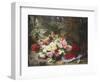 Still Life with Roses and Raspberries-Jean Baptiste Claude Robie-Framed Giclee Print