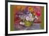 Still-Life with Roses and Sunflowers by Van Gogh-Vincent van Gogh-Framed Premium Giclee Print