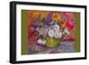 Still-Life with Roses and Sunflowers by Van Gogh-Vincent van Gogh-Framed Art Print