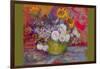 Still-Life with Roses and Sunflowers by Van Gogh-Vincent van Gogh-Framed Art Print