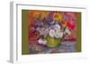 Still-Life with Roses and Sunflowers-Vincent van Gogh-Framed Premium Giclee Print