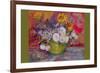 Still-Life with Roses and Sunflowers-Vincent van Gogh-Framed Art Print