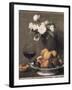 Still Life with Roses, Fruit and a Glass of Wine, 1872-Ignace Henri Jean Fantin-Latour-Framed Giclee Print