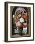 Still Life with Roses in a Berkemeijer Glass-Ambrosius The Elder Bosschaert-Framed Giclee Print