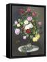 Still Life with Roses in a Glass Vase-Otto Didrik Ottesen-Framed Stretched Canvas