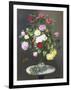 Still Life with Roses in a Glass Vase-Otto Didrik Ottesen-Framed Premium Giclee Print