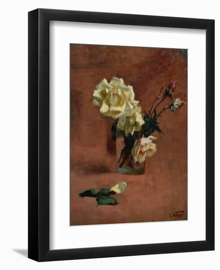 Still Life with Roses in a Glass-Edward Henry Potthast-Framed Giclee Print