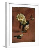 Still Life with Roses in a Glass-Edward Henry Potthast-Framed Giclee Print