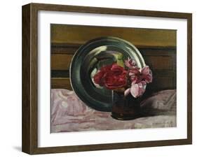 Still Life with Roses-Félix Vallotton-Framed Giclee Print