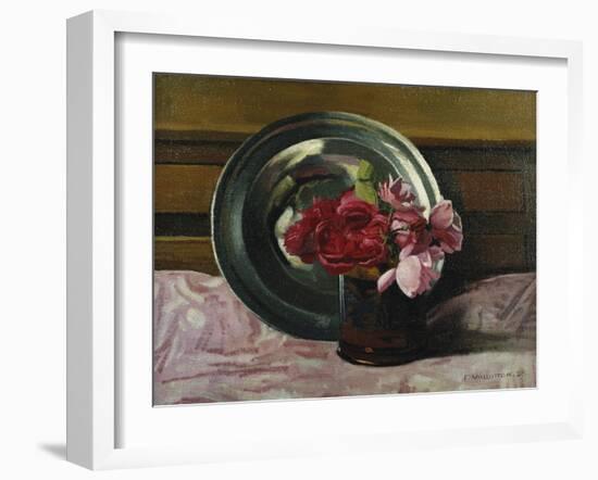 Still Life with Roses-Félix Vallotton-Framed Giclee Print