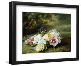 Still Life with Roses-C.f. Hurten-Framed Giclee Print