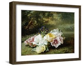 Still Life with Roses-C.f. Hurten-Framed Giclee Print