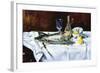 Still Life with Salmon-Edouard Manet-Framed Art Print