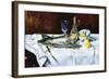 Still Life with Salmon-Edouard Manet-Framed Art Print