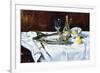 Still Life with Salmon-Edouard Manet-Framed Art Print