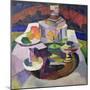 Still Life with Samovar, 1913-Aristarkh Vasilievic Lentulov-Mounted Premium Giclee Print