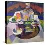 Still Life with Samovar, 1913-Aristarkh Vasilievic Lentulov-Stretched Canvas