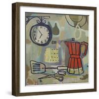 Still Life with Scissors, 2015-Anastasia Lennon-Framed Giclee Print