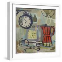 Still Life with Scissors, 2015-Anastasia Lennon-Framed Giclee Print