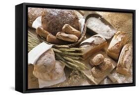 Still Life with Several Types of Bread and Rolls-Eising Studio - Food Photo and Video-Framed Stretched Canvas
