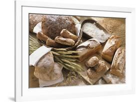 Still Life with Several Types of Bread and Rolls-Eising Studio - Food Photo and Video-Framed Photographic Print