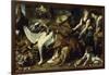 Still-Life with She-Dog and Her Puppies, as Well as a Male and Female Cook, C. 1625-Frans Snyders-Framed Giclee Print