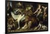 Still-Life with She-Dog and Her Puppies, as Well as a Male and Female Cook, C. 1625-Frans Snyders-Framed Premium Giclee Print