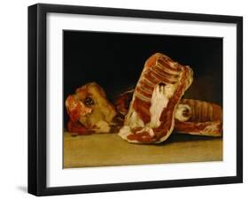 Still Life with Sheep's Head-Francisco de Goya-Framed Giclee Print