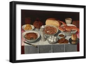 Still Life with Shellfish and Eggs-Georg Flegel-Framed Giclee Print