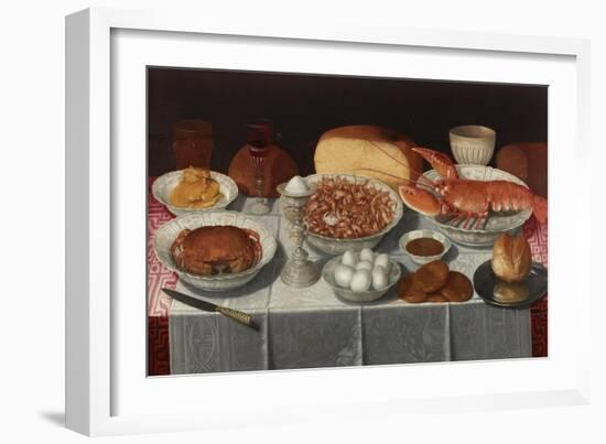 Still Life with Shellfish and Eggs-Georg Flegel-Framed Giclee Print