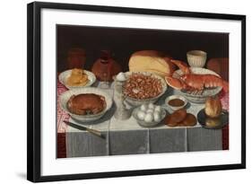 Still Life with Shellfish and Eggs-Georg Flegel-Framed Giclee Print