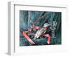 Still Life with Silver Bird 2021 (oil on canvas)-Tilly Willis-Framed Giclee Print