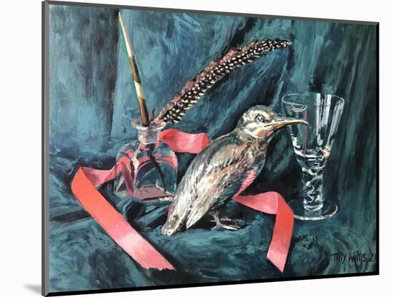 Still Life with Silver Bird 2021 (oil on canvas)-Tilly Willis-Mounted Giclee Print