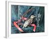 Still Life with Silver Bird 2021 (oil on canvas)-Tilly Willis-Framed Giclee Print