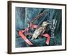 Still Life with Silver Bird 2021 (oil on canvas)-Tilly Willis-Framed Giclee Print