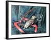 Still Life with Silver Bird 2021 (oil on canvas)-Tilly Willis-Framed Giclee Print