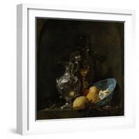 Still Life with Silver Ewe, C.1655-60-Willem Kalf-Framed Giclee Print