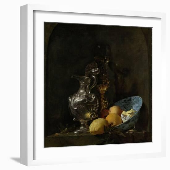 Still Life with Silver Ewe, C.1655-60-Willem Kalf-Framed Giclee Print