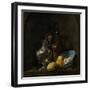 Still Life with Silver Ewer-Willem Kalf-Framed Art Print