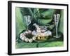 Still life with Silver Jug 2021 (oil on canvas)-Tilly Willis-Framed Giclee Print