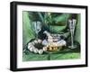 Still life with Silver Jug 2021 (oil on canvas)-Tilly Willis-Framed Giclee Print